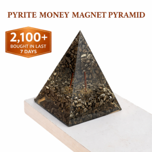 Money Magnet Pyrite Pyramid