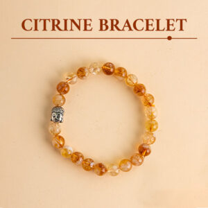 Citrine Bracelet with Charm