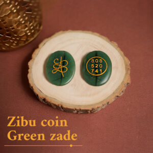 Green Aventurine Zibu Coin
