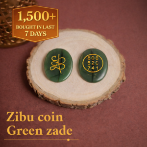 Green Aventurine Zibu Coin