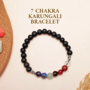 Karungali Seven Chakra Bracelet - 8mm