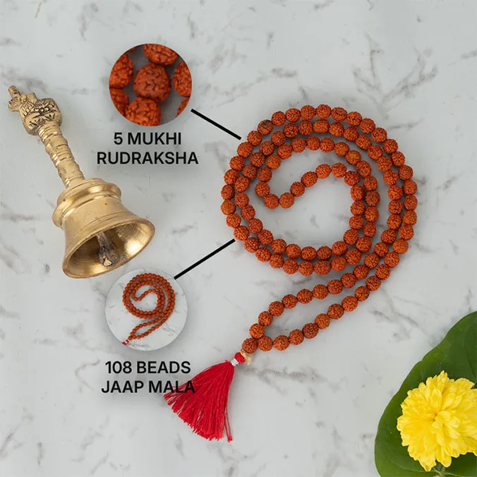 Rudraksha Mala (108 Beads) - Image 3