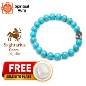 Sagittarius Turquoise Bracelet with Charm
