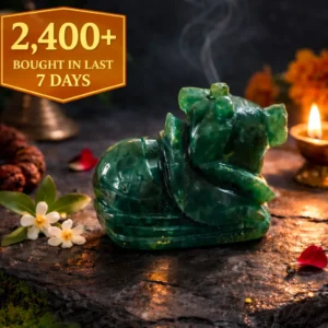 Marakata (Green Jade) Nandi 15 to 30 grams