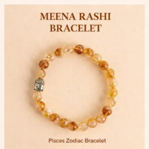 Pisces (Meena Rashi) Citrine Bracelet