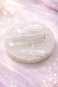 Raw Moroccan Selenite Plate