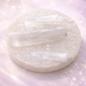Raw Moroccan Selenite Plate