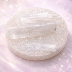 Raw Moroccan Selenite Plate
