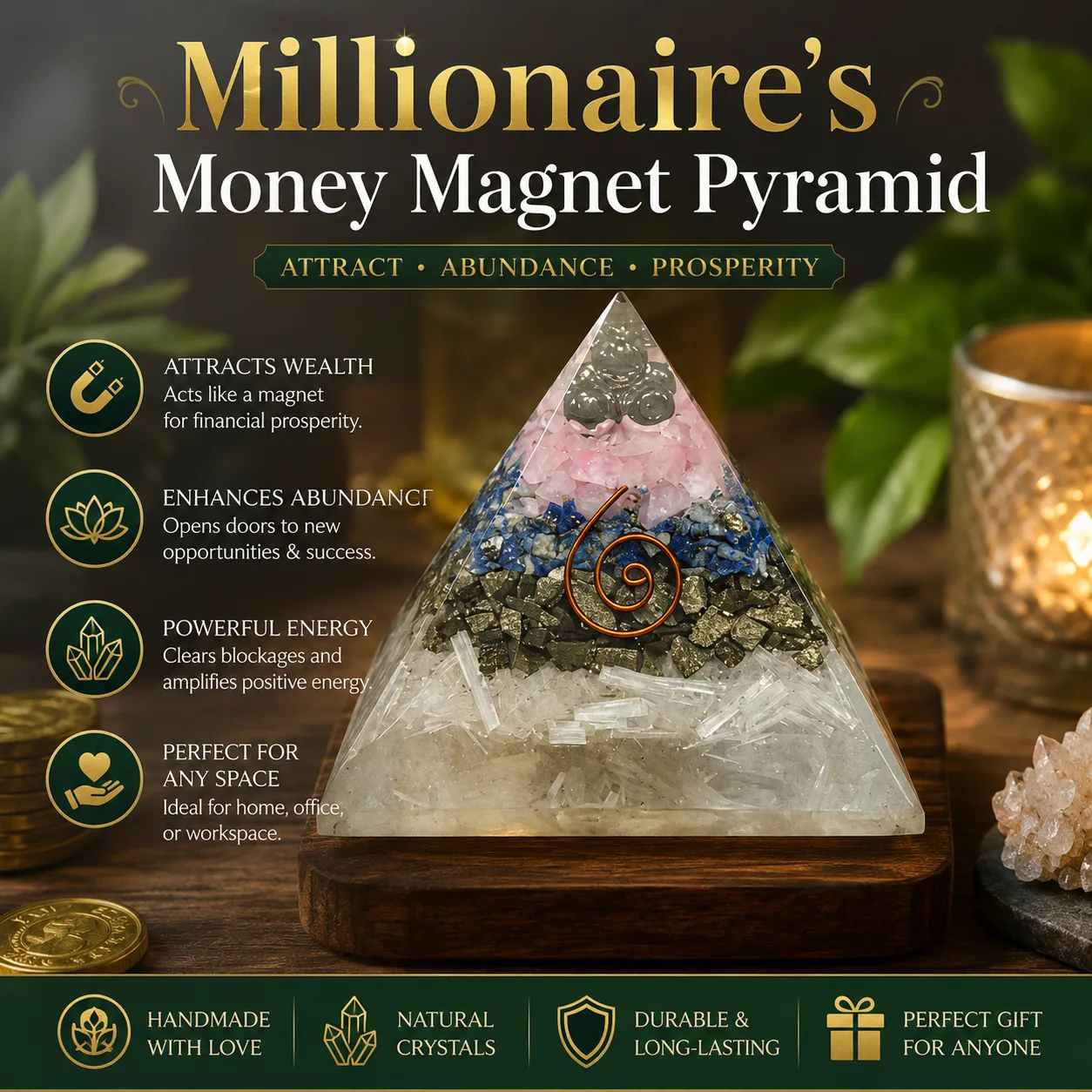 Millionaire's Money Magnet Pyramid - Image 2